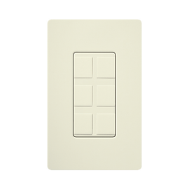 Caja de pared para varios contactos de red o tel, 6 mini espacios