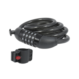 Candado de Cable de Combinación/ Longitud 120 cm / Nivel de seguridad 3/ Discos Programables.