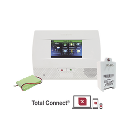 Panel de Alarma Inalambrico Autocontenido con Pantalla Touch L5210, integrable a casa inteligente usando servicio de Total Connect