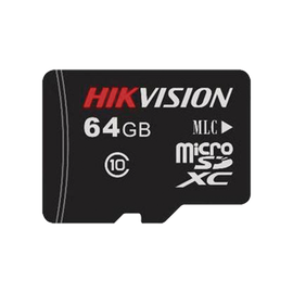 Memoria Micro SD / Clase 10 de 64 GB / Especializada Para Videovigilancia / Compatible con cámaras HIKVISION