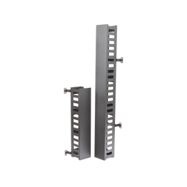 Kit organizador vertical de cable sencillo para rack abierto de 37 unidades