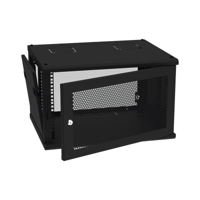 Gabinete de Pared Fijo, Puerta Perforada, Rack 19