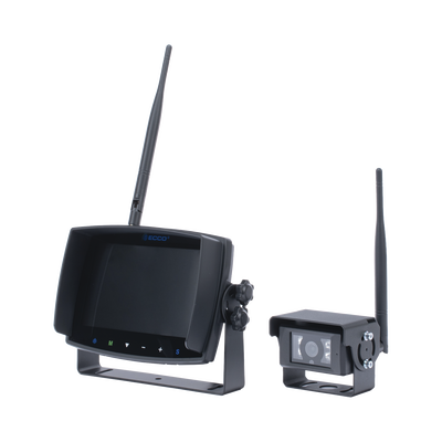 Sistema inalámbrico de reversa con cámara infrarroja y monitor de 7