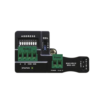 Adaptador Modbus RS-485 para usar con detectores de la serie 6 de Macurco