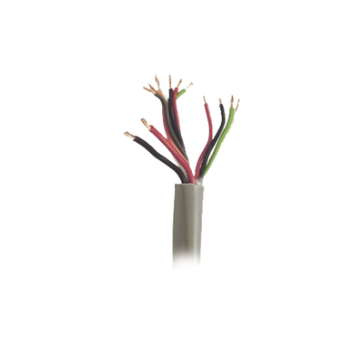 Retazo 40 metros de cable color gris para Sistemas de Alarmas de Intrusión y Control de Acceso. ( 5 pares calibre 22) ( 1 par calibre 18 )