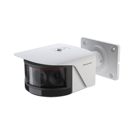 Bala IP Multisensor 8 Megapíxeles / 30 m de IR / Exterior / Certificación NDAA / Antivandálica / MicroSD 128GB / Honeywell Security / 4 Zonas de Privacidad
