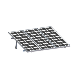 Montaje para Panel Solar, riel 2200mm para Módulos con espesor de 35mm o 40mm, Velocidad de Viento Max. 136km/h