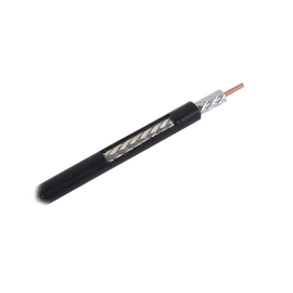 Tramo de 5 metros de Cable Coaxial RG-8X de Baja pérdida, Conductor Central de Cobre, 50 Ohms