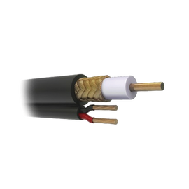 Cable Coaxial RG59 Siamés, HECHO EN MÉXICO, Optimizado para HD. Aplicación para interior, Retazo de 75 Metros