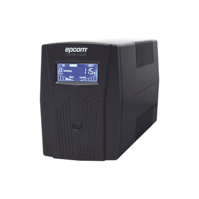 UPS NO BREAK 850VA/510W a 220V con 8 contactos NEMA 5-15R con pantalla LCD y protección RJ45/USB