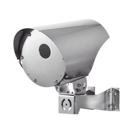 Cámara IP Térmica NTX de Acero Inoxidable AISI316L, Lente 9mm, Resolución 640X512, 30HZ,  Alimentación 24VCA/24VCD/PoE+, Parasol, Soporte Modular