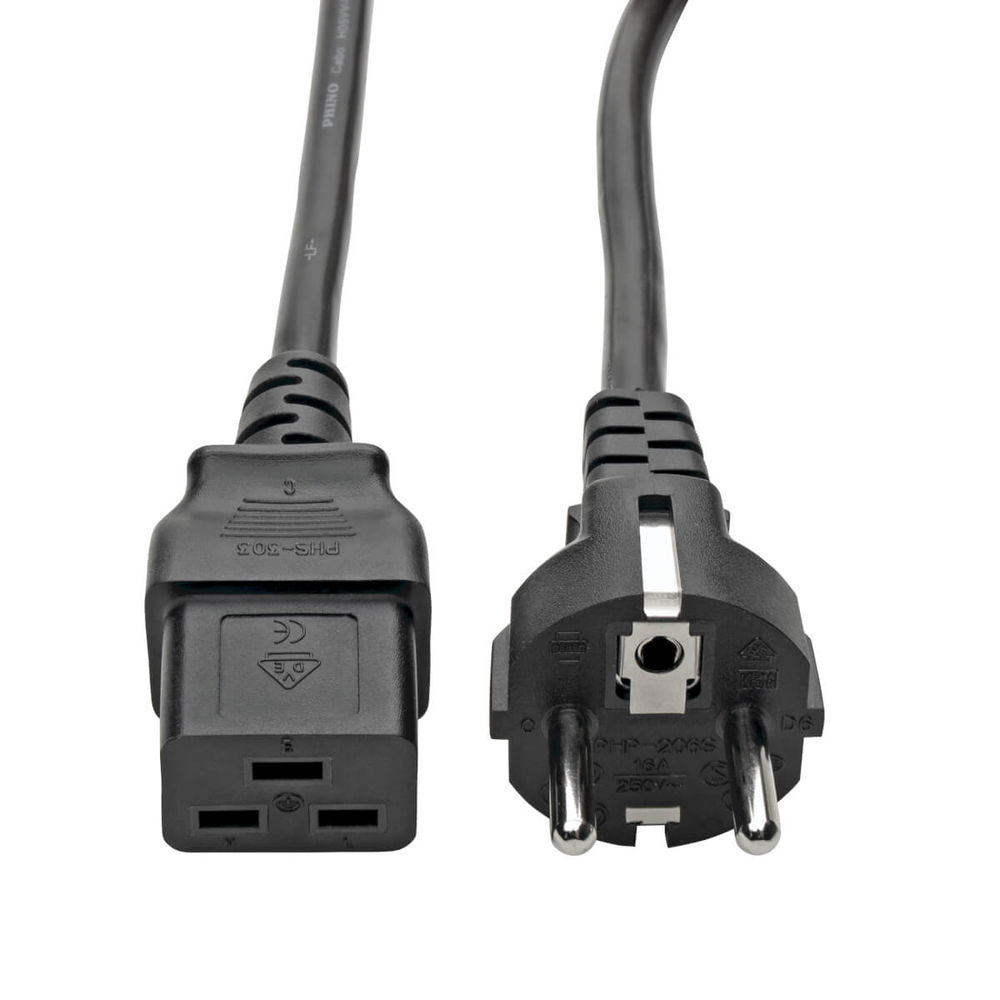 CABLE DE PODER CEE-7 TO C19 TRIPP LITE P050-008