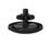 Logitech Rally Mic Pod Mount - Soporte de micrófono para escritorio - negro mate - para Logitech Rally, Rally Plus