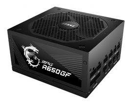 MSI MPG A650GF - Fuente de alimentación (interna) - ATX12V / EPS12V - 80 PLUS Gold - CA 100-240 V - 650 vatios - PFC activa