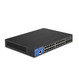 Linksys Business LGS328C - Conmutador - inteligente - 24 x 10/100/1000 + 4 x 10 Gigabit SFP+ - montaje en rack - Conforme a la TAA