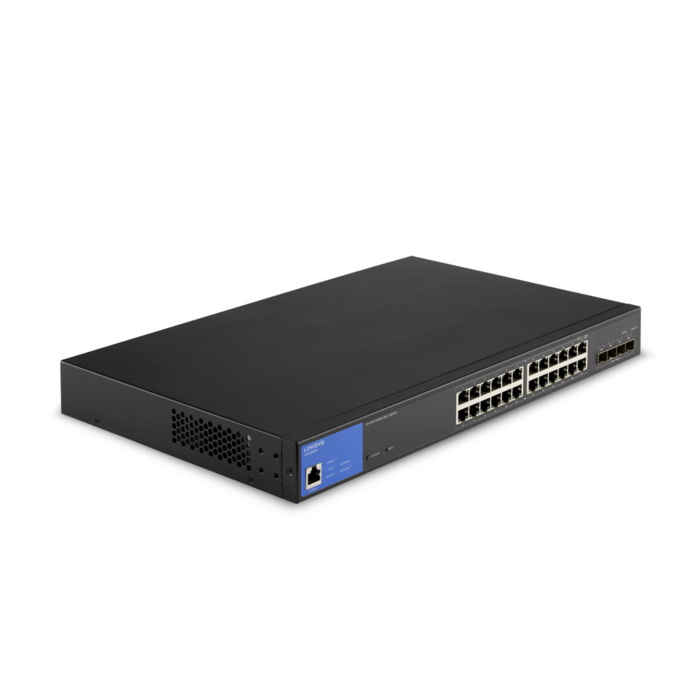Linksys - Switch - Gigabit PoE - 24 - Desktop
