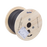 Carrete de 1 km de Fibra Óptica Aérea Mini Figura 8 G.657A2 tipo Drop, Monomodo de 1 Hilo, Color Negro