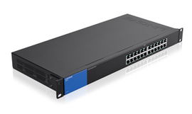 Linksys Business LGS124 - Conmutador - sin gestionar - 24 x 10/100/1000 - montaje en rack - ca 100/230 V