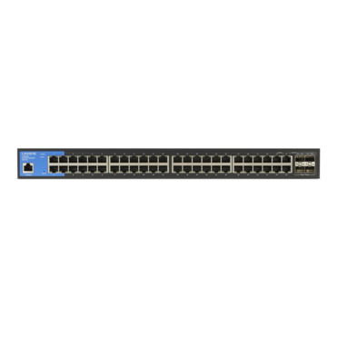 Linksys Business LGS352C - Conmutador - inteligente - 48 x 10/100/1000 + 4 x 10 Gigabit SFP+ - montaje en rack - Conforme a la TAA Linksys Business LGS352C - Conmutador - inteligente - 48 x 10/100/1000 + 4 x 10 Gigabit SFP+ - montaje en rack - Conforme a la TAA