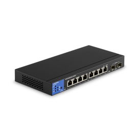 Linksys LGS310MPC - Conmutador - inteligente - 8 x 10/100/1000 (PoE+) + 2 x Gigabit SFP - sobremesa - PoE+ (110 W) - AC 100/240 V - Conforme a la TAA