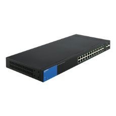 Linksys Smart LGS326 - Conmutador  - Gestionado - 24 x 10/100/1000 + 2 x Gigabit SFP combinado - montaje en rack - ca 100/230 V - 2 años de garantía 
