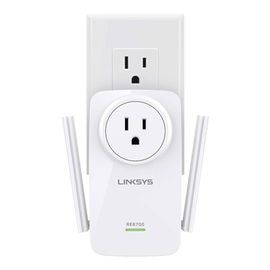 Linksys RE6700 - Wi-Fi range extender - 802.11a/b/g/n/ac - Banda doble - 2 años de garantía Linksys RE6700 - Wi-Fi range extender - 802.11a/b/g/n/ac - Banda doble - 2 años de garantía