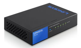 Linksys Business LGS105 - Conmutador - sin gestionar - 5 x 10/100/1000 - sobremesa - ca 100/230 V