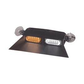 Luz interior de parabrisas con ventosa con visera color ámbar y claro