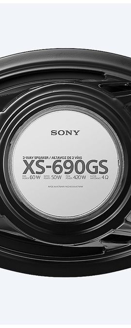 XS-690GS | Parlantes coaxiales de 2 vías de 16 x 24 cm (6 x 9 pulgadas)