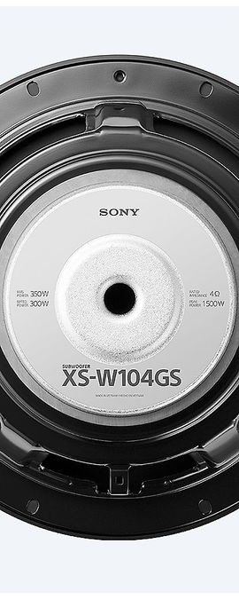 XS-W104GS | Subwoofer de 25 cm (10 pulgadas)