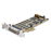StarTech.com Tarjeta Adaptador Serie PCI Express de 16 Puertos RS232 DB9 - Tarjeta PCIE Serie de Perfil Bajo - Módulo de expansión - PCIe 1.1 perfil bajo - RS-232 x 2 - amarillo