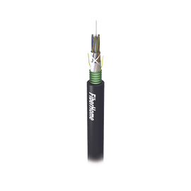 Cable de Fibra Óptica para Exterior G.652D, Armada, Monomodo de 12 Hilos, Loose Tube, Color Negro, 1 Kilómetro