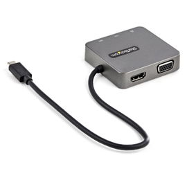 StarTech.com Adaptador Multipuertos USB-C - Docking Station USB Tipo C - HDMI o VGA - con Cable de 29cm - con Puertos USB A y USB Type C StarTech.com Adaptador Multipuertos USB-C - Docking Station USB Tipo C - HDMI o VGA - con Cable de 29cm - con Puertos USB A y USB Type C