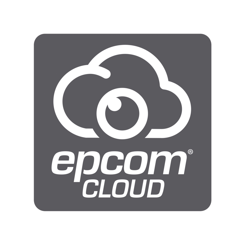 Suscripción para vídeo grabación en la nube para 1 canal de video o 1 cámara IP con 180 días de retención en la plataforma Epcom Cloud / Vigencia de 1 año.