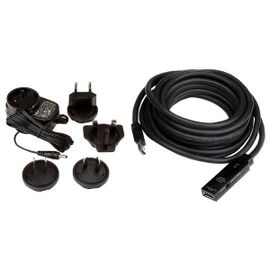 StarTech.com Cable Extensor Alargador USB 3.0 SuperSpeed Activo de 5m - USB A Macho a Hembra - Negro