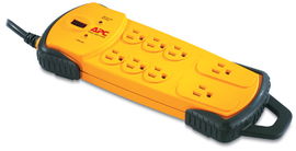 REGLETA APC PDIY8 WORKSHOP 8OUTLET 120V YELLOW 15IN POWER CORD 731304238331