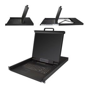 StarTech.com Consola KVM de 16 puertos para Montaje en Rack - Teclado QWERTY - con Cables de 1,8m - Conmutador KVM con Monitor LCD de 19 StarTech.com Consola KVM de 16 puertos para Montaje en Rack - Teclado QWERTY - con Cables de 1,8m - Conmutador KVM con Monitor LCD de 19
