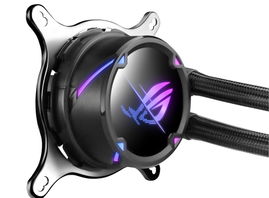 ASUS ROG STRIX LC II 360 ARGB - Sistema de refrigeración líquida del procesador - Tamaño del radiador: 360 mm - (para: LGA1150, LGA1151, LGA1155, LGA1156, LGA1200, LGA1366, LGA2011, LGA2011-3, LGA2066, AM4, TR4) - base de cobre - 120 mm