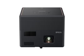 Epson EpiqVision EF12 - Proyector 3LCD - portátil - 1000 lúmenes (blanco) - 1000 lúmenes (color) - Full HD (1920 x 1080) - 16:9 - 1080p - 802.11a/b/g/n/ac inalámbrico / Bluetooth 5.0 - negro, cobre - Android TV