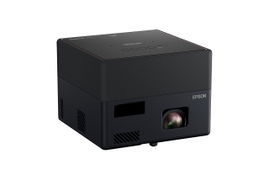 Epson EpiqVision EF12 - Proyector 3LCD - portátil - 1000 lúmenes (blanco) - 1000 lúmenes (color) - Full HD (1920 x 1080) - 16:9 - 1080p - 802.11a/b/g/n/ac inalámbrico / Bluetooth 5.0 - negro, cobre - Android TV