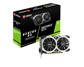 MSI - GTX 1650 D6 Ventus XS OC  - PCI Express 3.0 x16 - NVIDIA - NVIDIA GeForce GTX 1650 - 4 GB - GDDR6 SDRAM - HDMI / DisplayPort