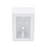 Caja de Registro Universal, color blanco de PVC auto extinguible (7902-02001)