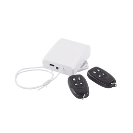 Receptor Universal con conexion directa al Keybus del panel de alarma con relevador auxiliar para abrir puertas de garage o aplicaciones de pulso momentaneo