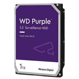 Disco Duro Purple de 1 TB / 5400 RPM / Optimizado para Soluciones de Videovigilancia / Uso 24-7 / 3 Años de Garantia