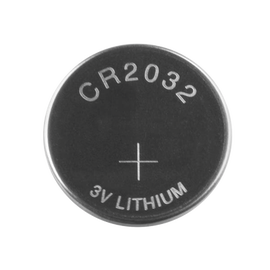 Batería de litio CR2032 de 3 V @ 225 mAh
