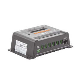 Controlador Solar de Carga y Descarga PWM 12/24V 20A con Display, Parámetros Configurables