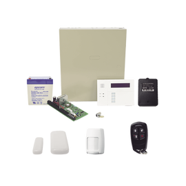 Kit inalámbrico de panel VISTA48 con teclado 6160RF receptor inalámbrico, 2 contactos 5800MINI, 1 PIR 5800PIR, 1 Control Remoto 58344, Batería y Transformador