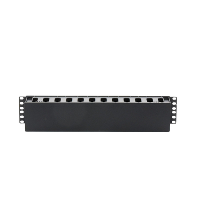 Organizador de Cables Horizontal de 2U para Rack de 19