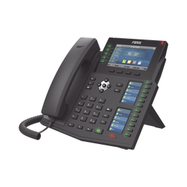 Teléfono IP Empresarial con Estándares Europeos, 20 lineas SIP con pantalla LCD a color, 60 teclas DSS/BLF, puertos Gigabit, IPv6, Opus y conferencia de 3 vías, PoE/DC