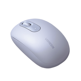 Mouse Inalámbrico 2.4G 800/1200/1600/2400 DPI / Función de 3 botones / Alcance 10m / Silencioso / Ergonómico / Anti-caída y Anti-interferencias / Color Dusty Blue / Batería Alcalina AA (incluida).